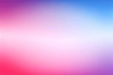 Obraz premium Raspberry, magenta, white, blue, purple and violet gradient. Smooth tonal transition. Blurry spectrum, hues, tints. Glowing tender saturated color graduation, gamma. Template, backdrop for designers