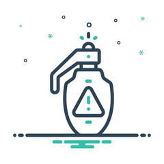 Mix icon for dangerous