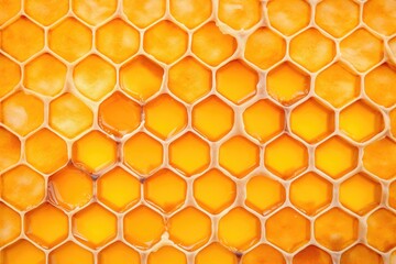 honeycomb pattern in beeswax