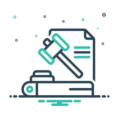 Mix icon for act legal