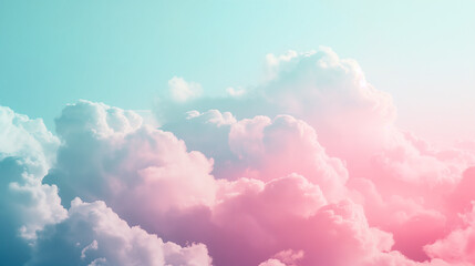Pink and Blue Sky Filled With Clouds