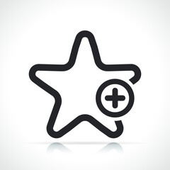 add to favorite star icon