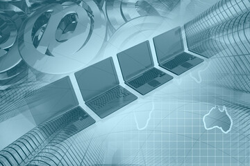 Obraz premium Computer background