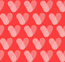 Abstract background with hearts. Love, wedding vector. Hand drawn hearts collection. Romance and love illustrations.