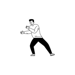 people's work with vector coloring elements vector