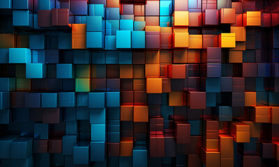 background abstract colorful. illustration AI Generation_34