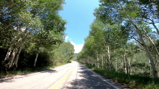 Colorado Driving 201 Crystal Creek Trailhead Hermits Rest Vista