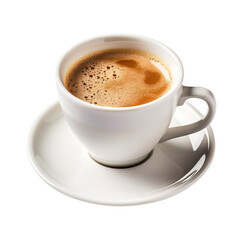 Fototapeta premium cup of coffee isolated on transparent background Remove png, Clipping Path, pen tool