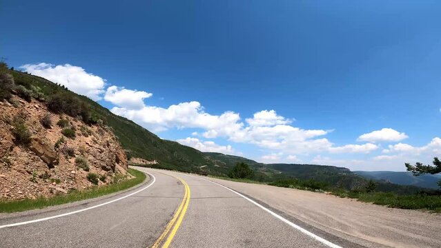 Colorado Driving 206 Crystal Creek Trailhead Hermits Rest Vista