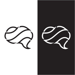 Brain Logo design vector template. This logo suitable for education, medical, courses, lab, science and others businesses