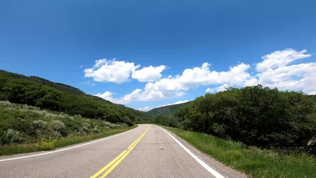 Colorado Driving 208 Crystal Creek Trailhead Hermits Rest Vista