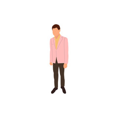 pose of a person wearing pink clothes with a cool style cool