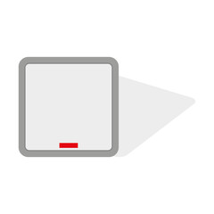 Light switch icon. Vector illustration. EPS 10.