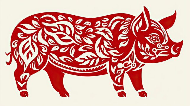 New year animal drawing chinese pig ,New Year Celebration, Chinese New year, Chinese New year Celebratin