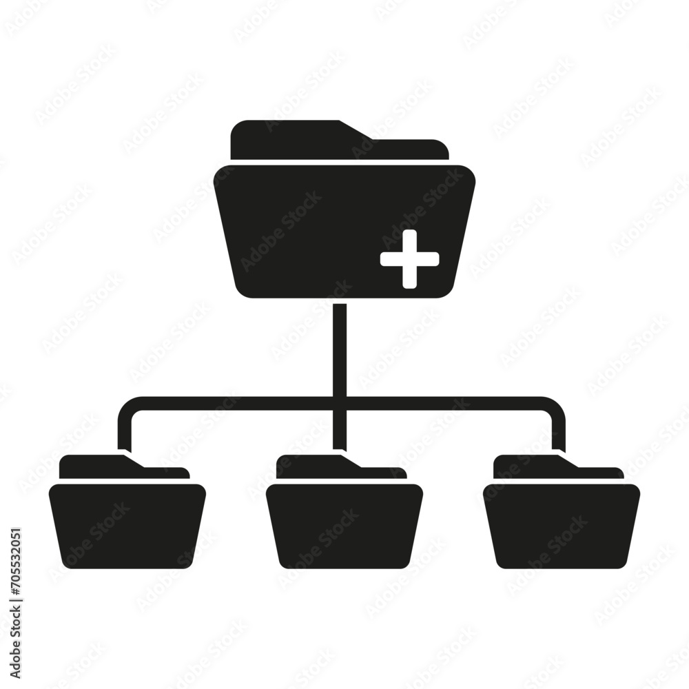 Aufkleber backup and reset folder icon. vector illustration. eps 10.