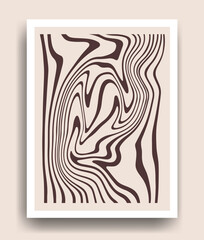 Abstract lines background Warped stripes