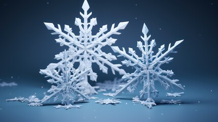 Fototapeta na wymiar snowflakes 
