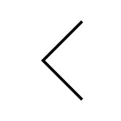 Left Arrow solid glyph icon