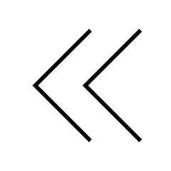 Left Arrow solid glyph icon