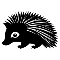 hedgehog Vector Illustration.