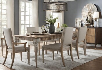 dining room interior with table