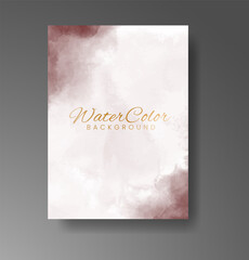 Cards with watercolor background. Design for your cover, date, postcard, banner, logo.