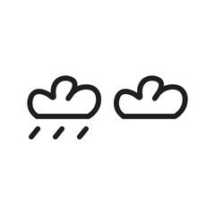 Vector decorative weather icons design