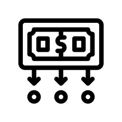 cost line icon