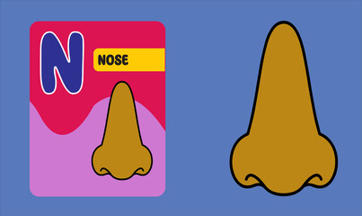 Alphabet cards for kids. Educational preschool learning ABC card with animal and letter cartoon vector illustration set. Flashcards with cute characters and english words placed in alphabetical order.