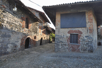 Ricetto medieval village in Candelo