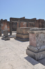 Pompeii archeological site in Pompeii