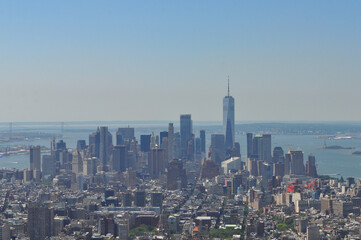 Aerial view of New York