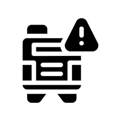 failure glyph icon