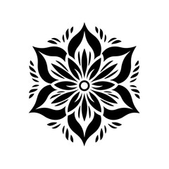 Mandala for Coloring Book: Intricate Vector Illustration, Isolated on White