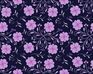 Seamless floral pattern, floral background