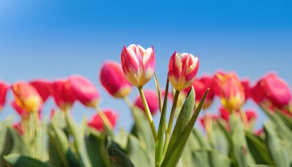 Tulip flower in the garden