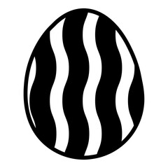 Easter Egg solid glyph icon