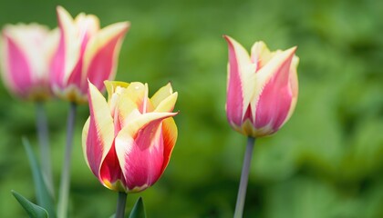Tulip flower in the garden