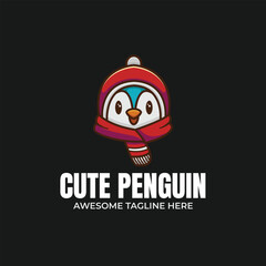 Penguin Mascot Logo Design