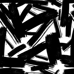 Seamless pattern with hand drawn scribble smears