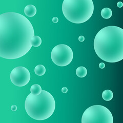 Water drops on gradient background bubble color concept graphic for illustration