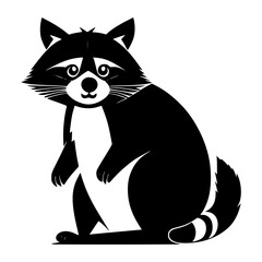 Vector Illustration Raccoon