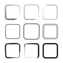 square template backgrounds. Vector illustration. EPS 10.