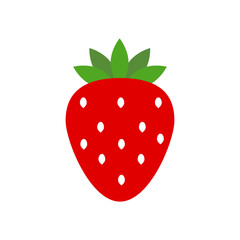 Strawberry icon vector. Fruits illustration sign. Vitamins symbol. Vegetarian logo. Food mark.