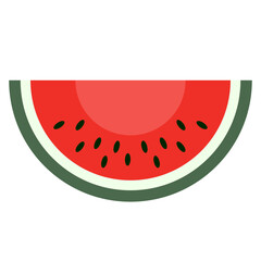 Watermelon icon vector. Fruits illustration sign. Vitamins symbol. Vegetarian logo. Food mark.
