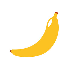 Banana icon vector. Fruits illustration sign. Vitamins symbol. Vegetarian logo. Food mark. 