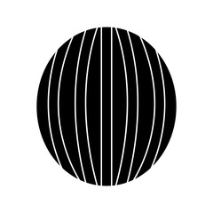 Watermelon icon vector. Fruits illustration sign. Vitamins symbol. Vegetarian logo. Food mark.