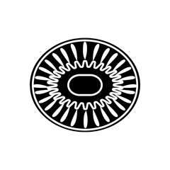 Kiwi icon vector. Fruits illustration sign. Vitamins symbol. Vegetarian logo. Food mark.