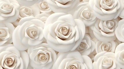 white roses background