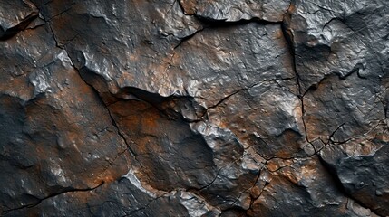 Dark brown mountainous terrain with rugged textures and cracks, serving as a rocky background with plenty of room for design.
